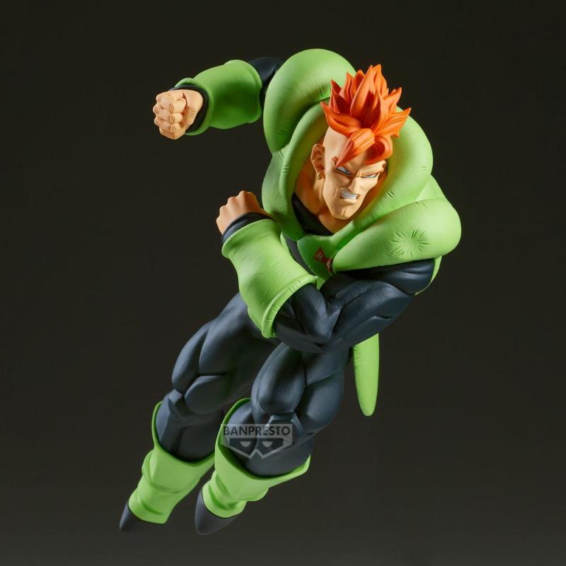 Figura banpresto dragon ball z match makers android 16(vs cell) 17cm