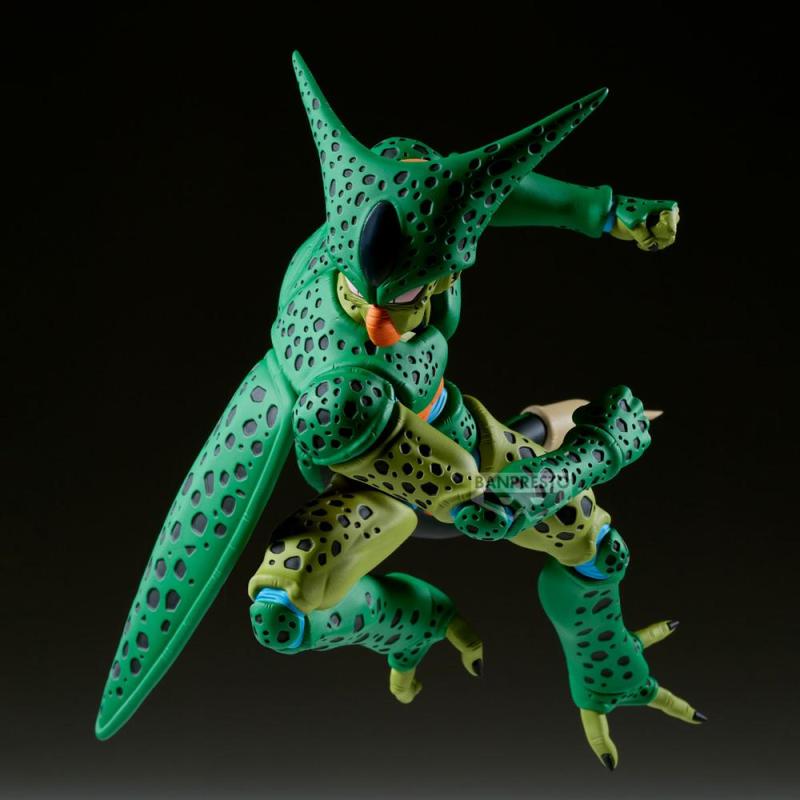 Figura banpresto dragon ball z match makers cell(vs android 16) 16cm