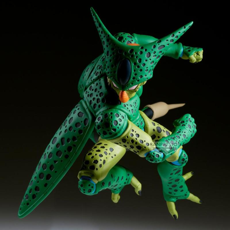 Figura banpresto dragon ball z match makers cell(vs android 16) 16cm