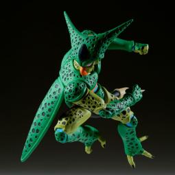 Figura banpresto dragon ball z match makers cell(vs android 16) 16cm