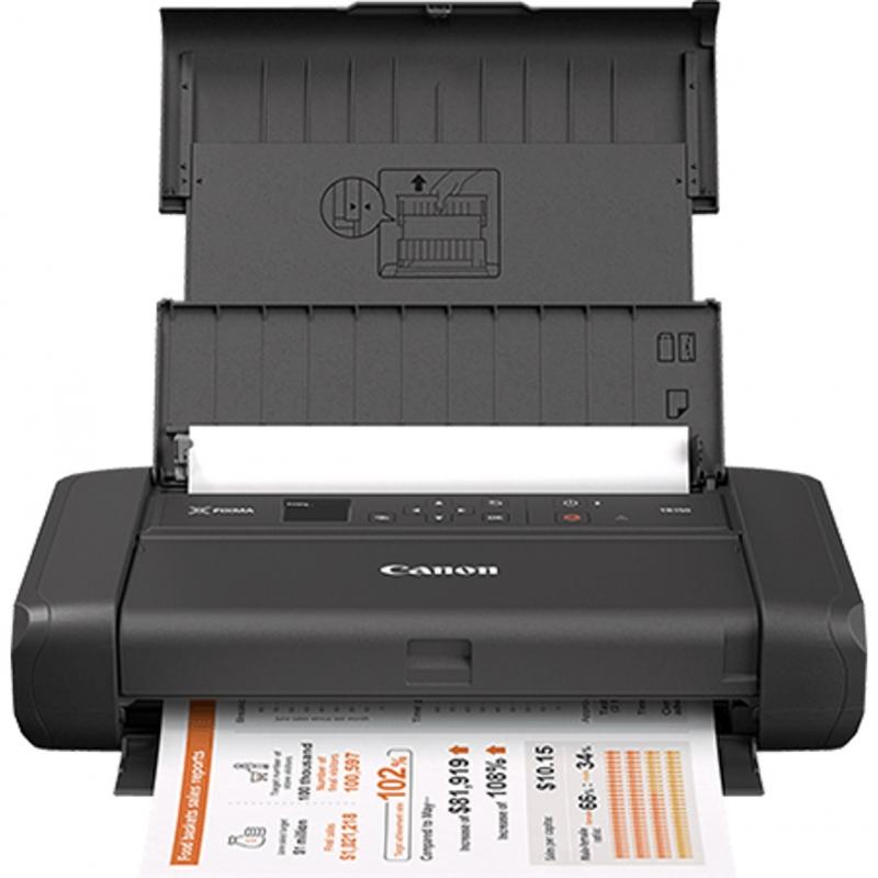 Impresora canon tr150 inyeccion color portatil pixma a4 -  9ppm -  4800ppp -  usb -  wifi - Imagen 1