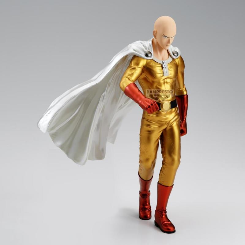Figura banpresto one punch man grandista saitama metallic ver. 27cm