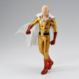Figura banpresto one punch man grandista saitama metallic ver. 27cm
