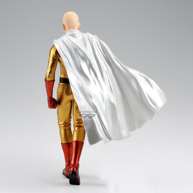 Figura banpresto one punch man grandista saitama metallic ver. 27cm