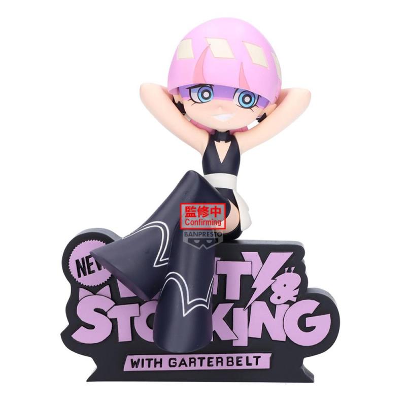Figura banpresto new panty & stocking with garterbelt monitor top figz polyurethane 12cm