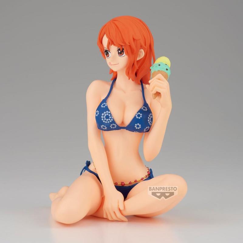 Figura banpresto one piece glitter&glamours nami summer style 11cm