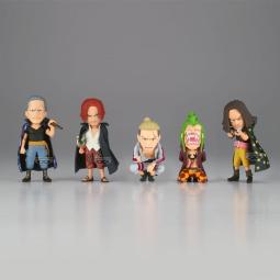 Figura banpresto one piece world collectable figure - red hair pirates vs bartolomeo -