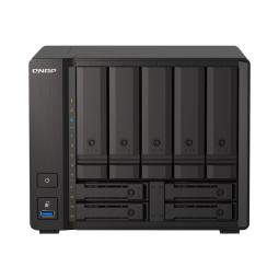 Servidor nas qnap ts - h973ax - 8g 8gb 2.5g - 10g 9 compartimentos