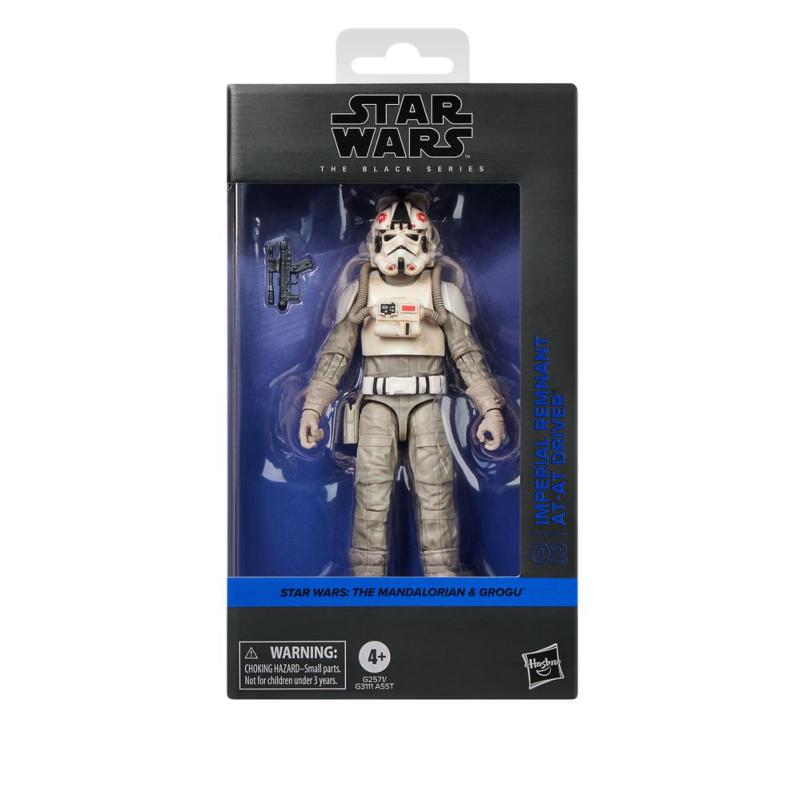 Figura hasbro star wars the black series the mandalorian & grogu imperial remnant at - at driver