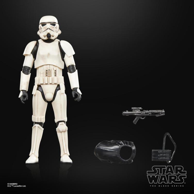 Figura hasbro star wars the black series the mandalorian & grogu imperial remnant stormtrooper