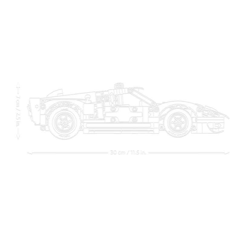 Lego coche de carreras ford gt40 mkii