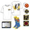 Camiseta corta single jersey set x - men l