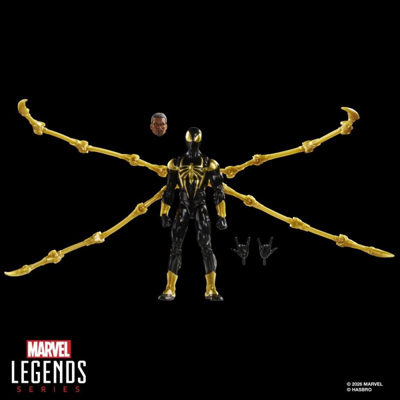 Figura hasbro marvel legends series spider - man iron spider (aaron davis)
