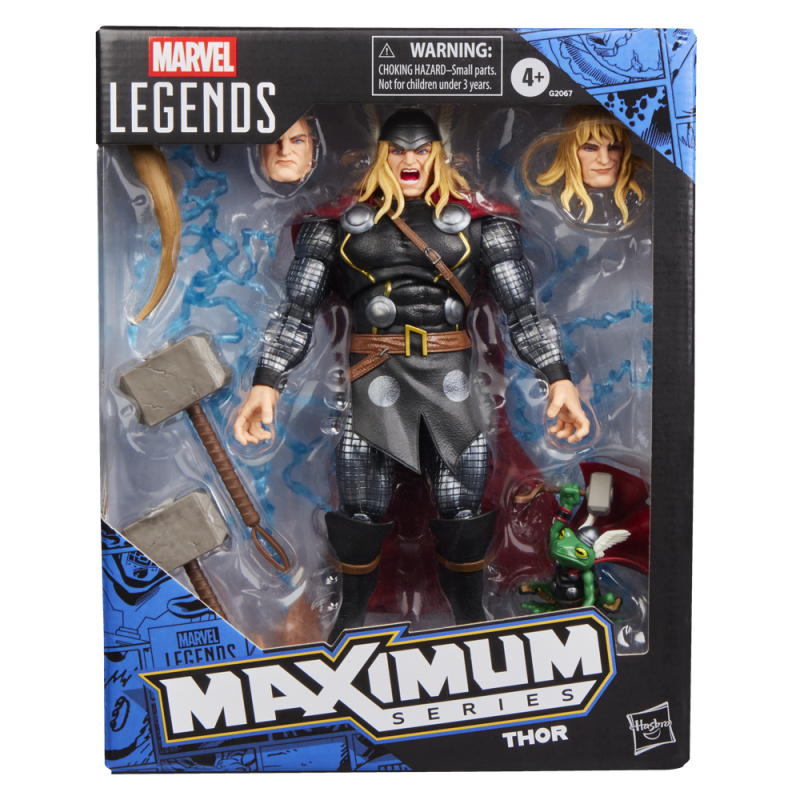 Figura hasbro marvel legends maximum series thor