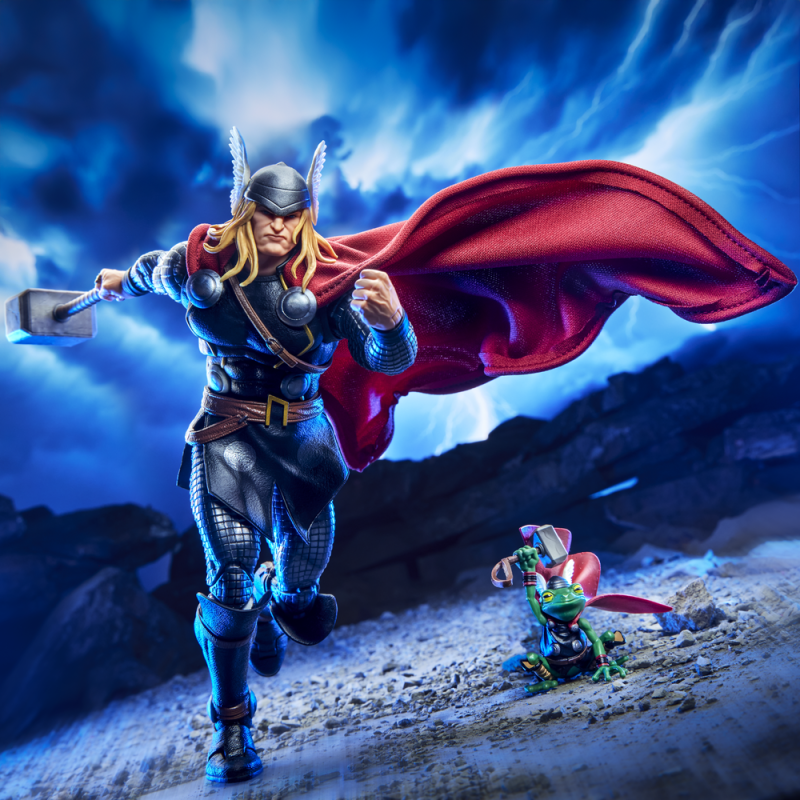 Figura hasbro marvel legends maximum series thor