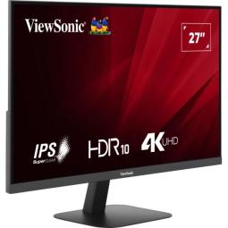 Monitor led 27 pulgadas viewsonic va2708 - 4k - hd ips - 4k uhd - dp - hdmi - 60hz - 4ms