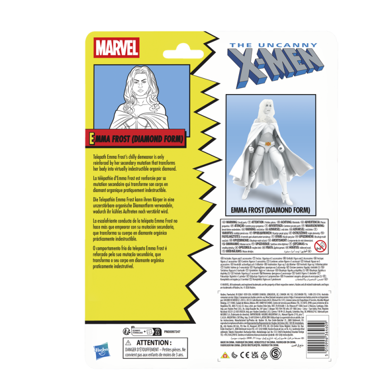 Figura hasbro marvel comics the uncanny x - men emma frost (diamond form)