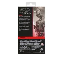 Figura hasbro star wars the black series maul - shadow lord maul