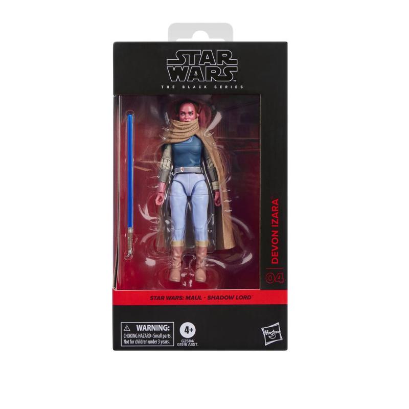 Figura hasbro star wars the black series maul shadow lord devon izara