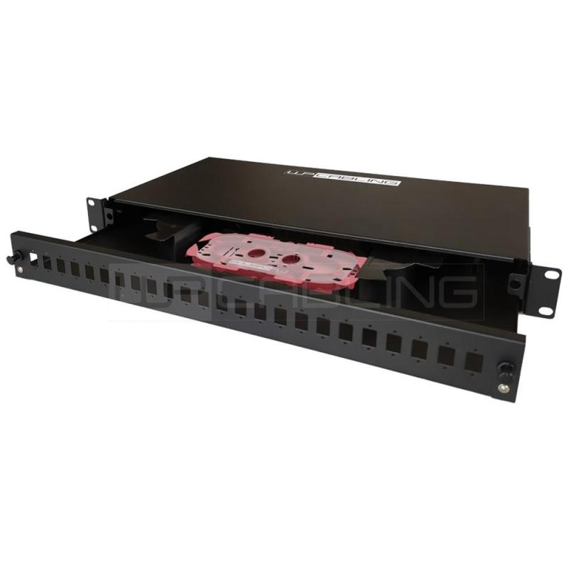 Patch panel wp 1u 19 pulgadas 24 puertos lc