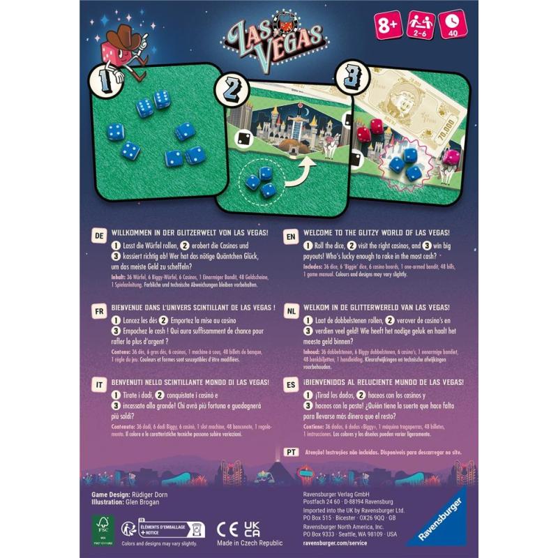 Juego de mesa las vegas