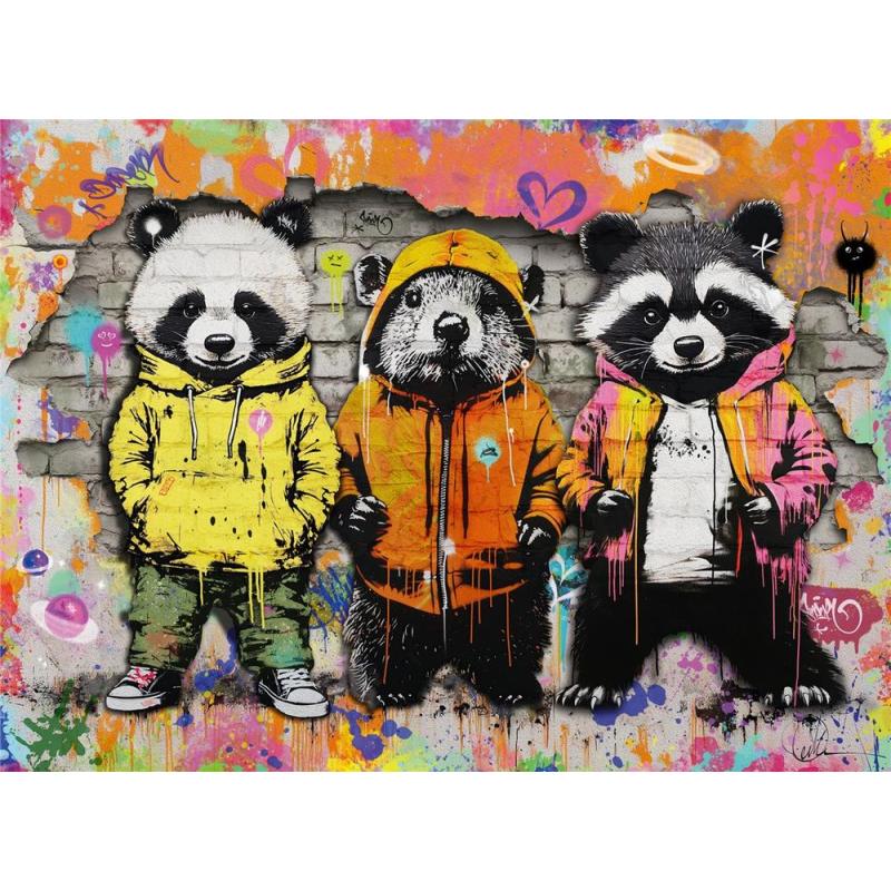 Puzzle amigos peluditos 500 piezas