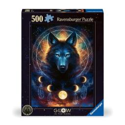 Puzzle lobo brillante 500 piezas