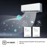 Aire acondicionado split hisense uni pure clase a+++ - a++ 3010fg - h 3354 kcal - h wifi blanco