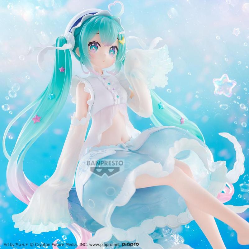 Figura banpresto hatsune miku banpresto evolve clearluxe jellyfish 20cm