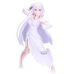 Figura banpresto re:zero starting life in another world espresto excite motions emilia 22cm