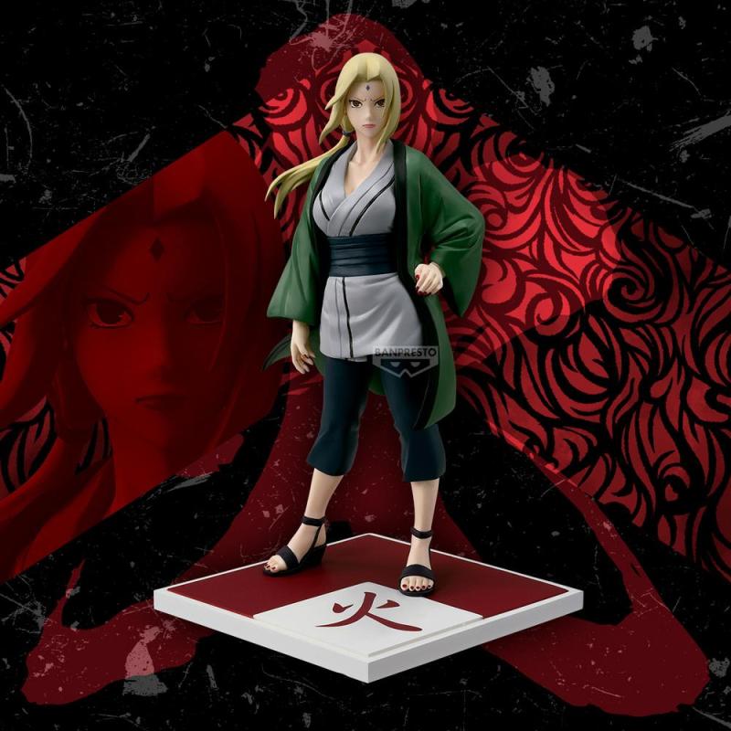 Figura banpresto naruto shippuden hokage tsunade 17cm