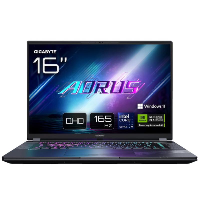 Portatil gigabyte aorus master 16 u9 - 275hx - 32gb - ssd 1tb - rtx 5070 8gb - 16 pulgadas - w11h