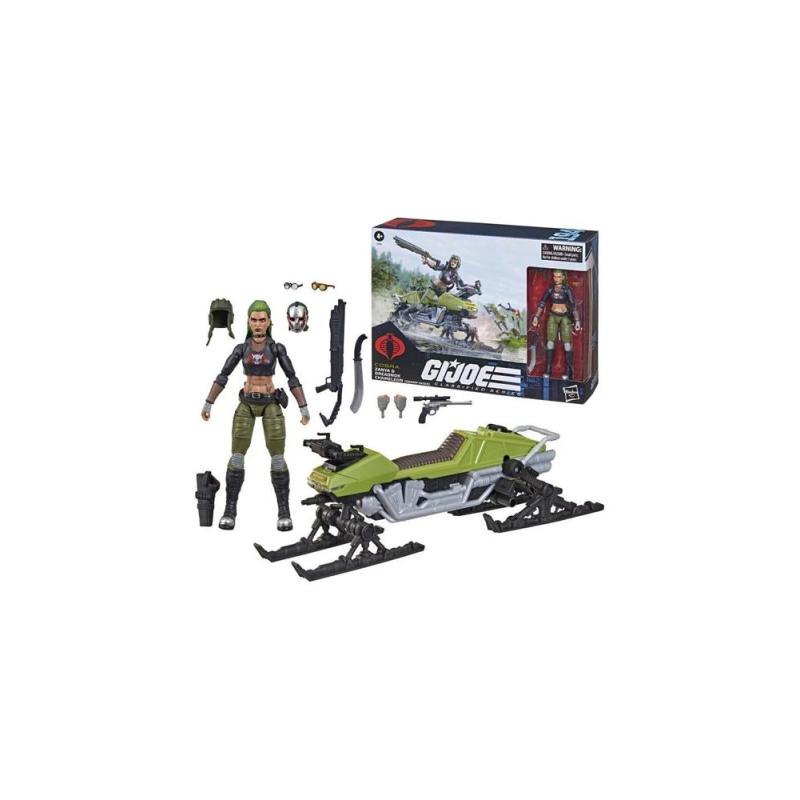Figura hasbro g.i. joe classified series cobra zanya & dreadnok chamaleon