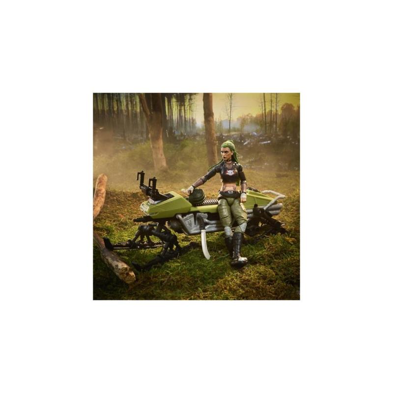 Figura hasbro g.i. joe classified series cobra zanya & dreadnok chamaleon