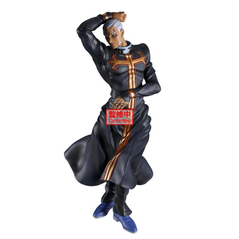 Figura banpresto jojo's bizarre adventure stone ocean mometria enrico pucci 22cm