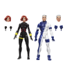 Pack 2 figuras hasbro marvel legends series earths mightiest heroes avengers black widow & quicksilver