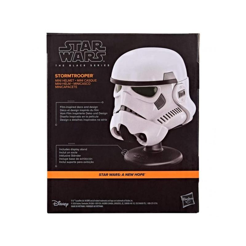 Mini casco hasbro star wars the black series stormtrooper