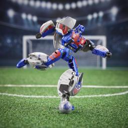 Figura hasbro transformers futbol 2 en 1 breakway