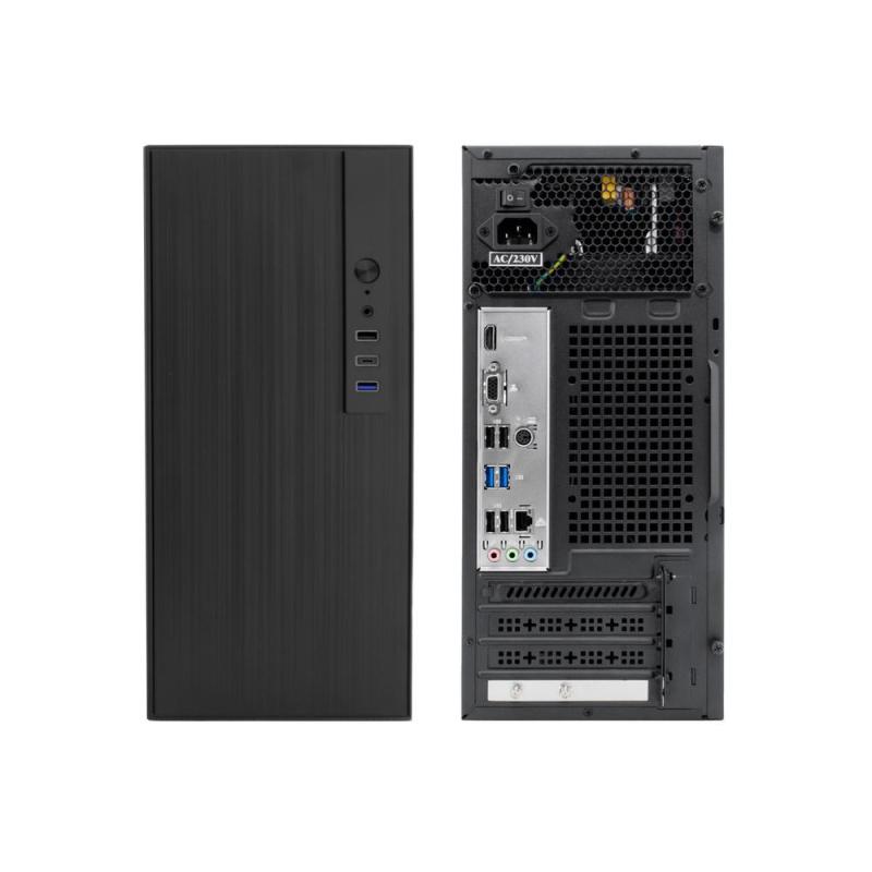 Caja ordenador coolbox m460 m - atx negro usb - c sin fuente