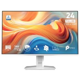 Monitor led 24 pulgadas msi pro mp243w e14 ips - fhd - dp - hdmi - 144hz - 1ms - vesa 100x100
