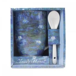 Taza y cuchara enesco nenúferas claude monet