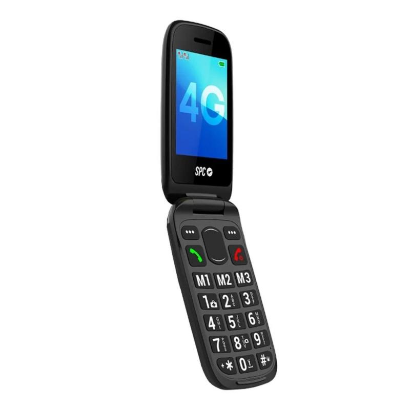 Telefono movil spc 2337n harmony 2 4g negro tipo tapa - dual sim - 2.8 pulgadas - micro sd - bluetooth + dock