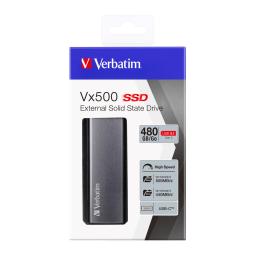 Disco duro externo ssd verbatim vx500 480gb usb tipo c