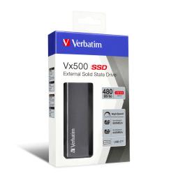 Disco duro externo ssd verbatim vx500 480gb usb tipo c