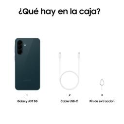 Telefono movil smartphone samsung galaxy a37 5g - 8gb - 256gb - 6.7 pulgadas - verde