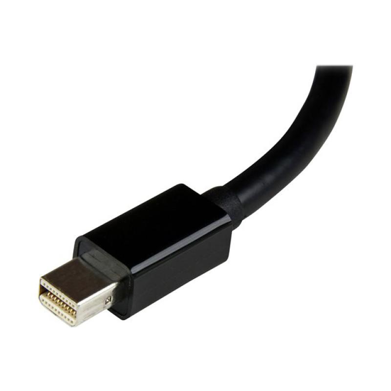 Adaptador mini dp a dvi startech 17cm - macho - hembra - negro