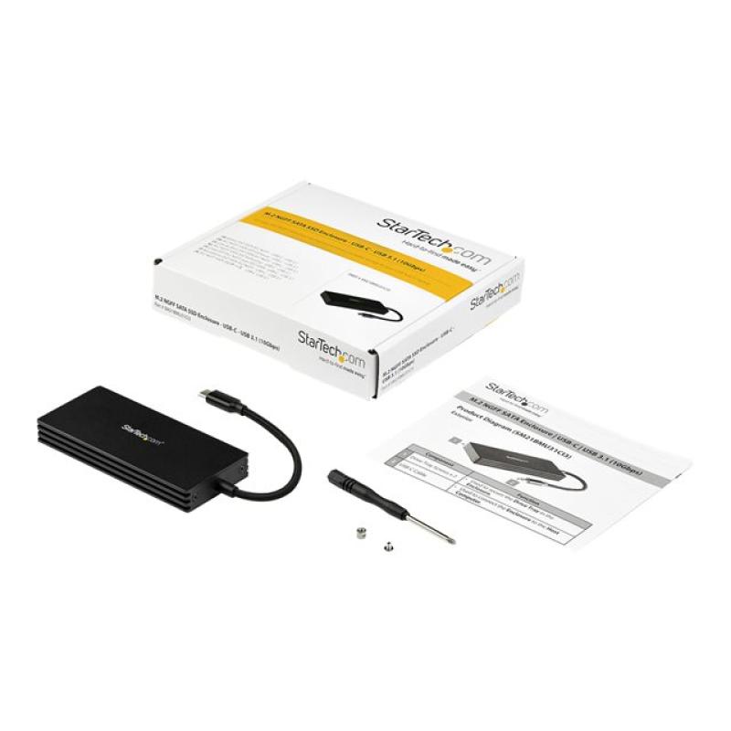 Carcasa startech para ssd m.2 usb tipo c