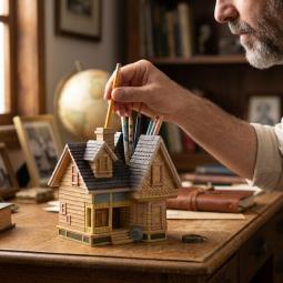 Portalápices 3d pixar up