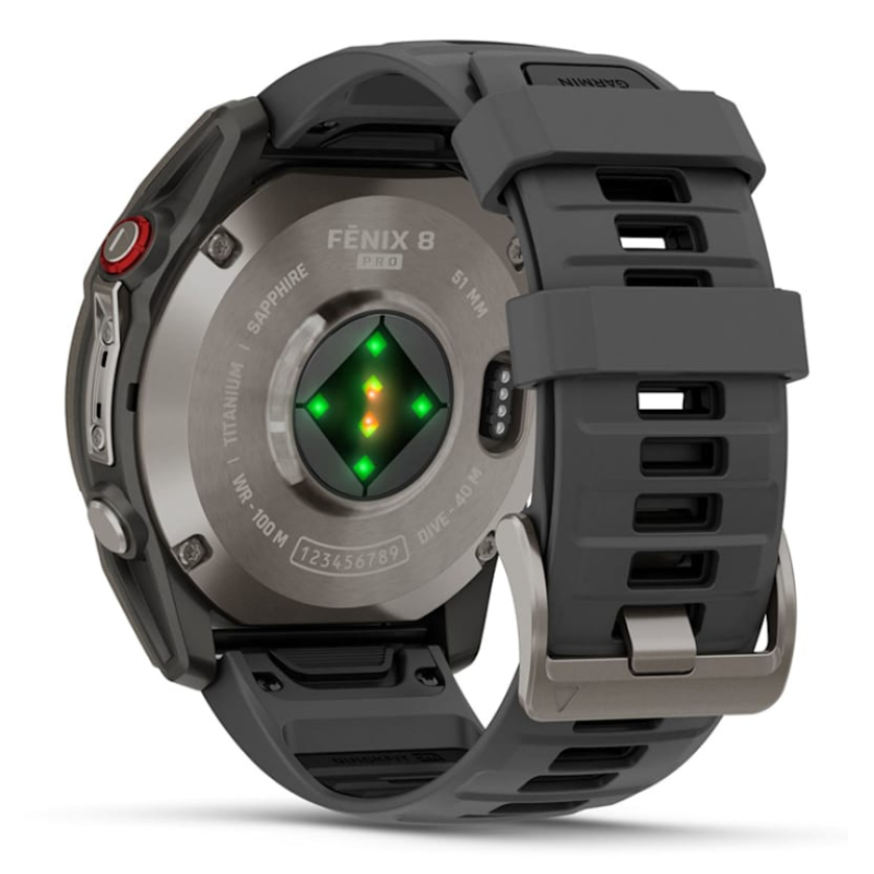 Smartwatch garmin fenix 8 pro 51mm amoled gris