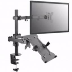 Soporte equip pantalla mesa 13pulgadas - 32pulgadas doble brazo 2 monitores o 1 monitor + 1 portatil (bracket para portatil incl